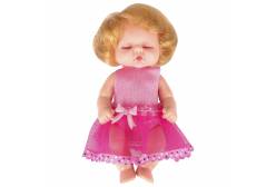 Кукла-младенец в шаре DollyToy Пупс с расчёской, 11,5 см, цвет: ярко-розовый