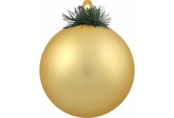 Шар Mister Christmas (цвет: золотой, матовый)