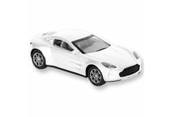 Металлическая машинка Handers Aston Martin DB9, 1:43, со световыми и звуковыми эффектами, цвет: белый