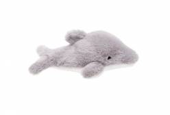 Игрушка мягконабивная Дельфинчик, 23 см, цвет: серый