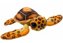 Мягкая игрушка Черепаха большеглазая большая, 60 см (коричневая)