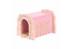 Деревянная игрушка Туннель из розового кирпича