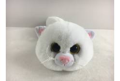 Мягкая игрушка Кошка, цвет: белый, 40 см
