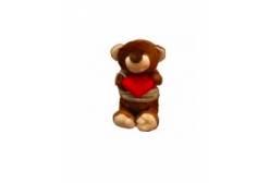 Игрушка мягкая Медведь, 32 см, цвет: коричневый