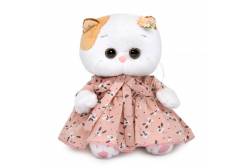 Мягкая игрушка Кошка Ли-Ли BABY, в нежно-розовом платье с бантом