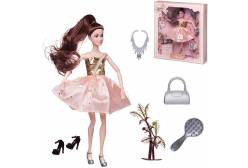 Кукла Atinil. Мой розовый мир, 28 см (в платье со звездочками на юбке, с аксессуарами, шатенка)