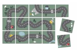 Игровой коврик Achoka Дорога, 15 элементов