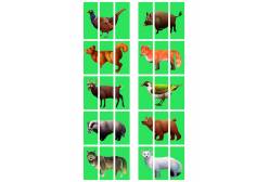 Игровой коврик Achoka Животные леса, 30 элементов