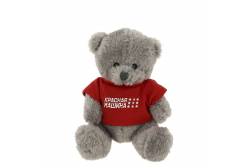 Мягкая игрушка Медведь в футболке, 15 см