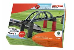 Набор строительных блоков надземного железнодорожного моста Marklin my World, арт. 72218 (масштаб H0, 1:87)
