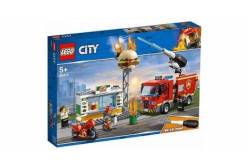 Конструктор Lego City Fire Пожар в бургер-кафе, 327 элементов