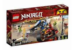 Конструктор LEGO Ninjago. Мотоцикл-клинок Кая и снегоход Зейна