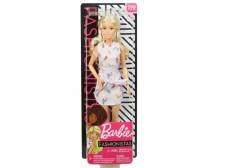 Кукла Barbie из серии Игра с модой, в розовом платье с цветочками