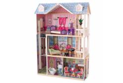 Кукольный дом Мечта с мебелью, 14 элементов, интерактивный