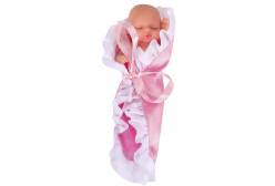 Кукла-младенец в шаре DollyToy Пупс в костюмчике, 11,5 см, цвет: светло-розовый